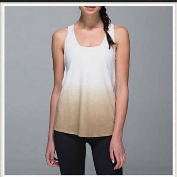 lululemon athletica Tops - Lululemon Grey and Brown Ombré Tank Top